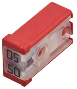 Hella Fusible - Fusible MCASE - 50A - Tensión hasta: 32V - rojo - Cant.: 1 - 8JS 218 228-061, 50A (rojo)