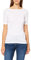 Marc O'Polo Damen T-Shirt aus Bio-Baumwolle mit U-Boot-Ausschnitt, Weiß (White), XXS