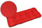 SuperKissen24. Sitzkissen Bankkissen Bankauflage für Gartenbank - 120x50 cm - Outdoor und Indoor - rot