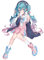 Furyu Hatsune Miku Noodle Stopper PVC Statue Hatsune Miku Love Sailor Ver. 13 cm
