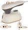 SGZIOO Portable Travel Iron Steam Mini 40W 2 in 1, 180° Rotatable Handheld Steamer with Dry and Wet Travel Steamer for Clothes, Horizontal and Vertical Wrinkle Removal, Mini Iron for Home