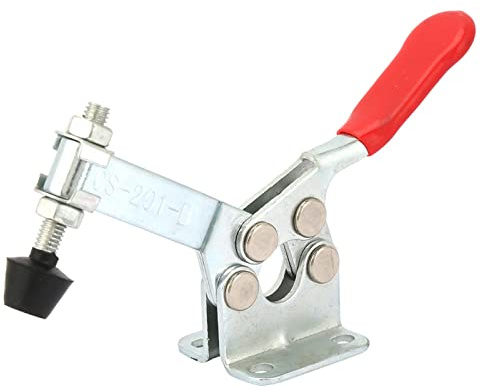 Morsetto a scatto orizzontale, 201-B Utensile di serraggio rapido orizzontale Forza di serraggio 90 kg/198 libbre(1Pack Horizontal 201-B)