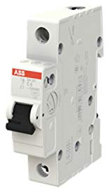 ABB SH201-C25 Miniature Circuit Breaker, 1 Pole, 25 Amp (ABB2CDS211001R0254)