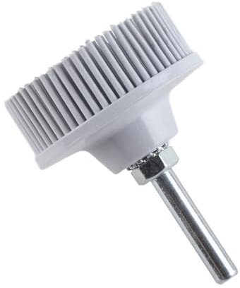 Disco con Setole 2 Pollici Spazzola Abrasiva in Gomma Smerigliata Disco per Rimozione Rivestimento Abrasivo per Lucidatura con Mola Attacco Gambo 1/4 Pollici per Rimozione