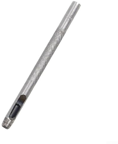 Eawfgtuw Herramienta perforadora de cuero de 1,5 a 4 mm para juntas de correa de reloj, plástico, goma, vinilo, bricolaje, artesanía en cuero, herramienta manual de acero 45# (3,5 mm)
