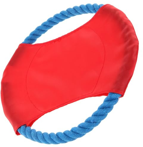 HOMSFOU Disque Volant Résistant aux Morsures pour Chien, D’entraînement Léger et Souple en Matériau Sûr, Adapté Dressage Jeu Extérieur pour Animaux de Couleur Aléatoire Plusieurs Styles