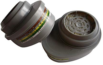 MSA Advantage Protection respiratoire | Filtres combinaison A2-P3 | Réutilisables | Fixation à baïonnette | Paire | EN 14387