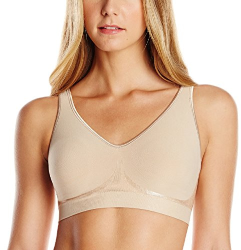 Bali Womens Comfort Revolution Wireless Bra, Seamless 2-ply Cups, Comfortflex Fit Bras, Nude, X-Large US