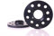H&R DR-System Spürverbreiterungsatz 16mm pro Achse - Lochkreis 5x112 - Mittenzentrierung 57,1mm - System M14x1,5 - kompatibel mit Audi/Seat/Skoda/Volkswagen/Ford - Schwarz