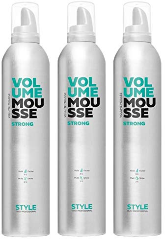 Dusy Style Volume Mousse strong 400ml Schaumfestiger Stylingschaum Haarschaum (3 Stück)