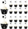 ZHIQIN Muffins Deko 36 Stücke Fußball Cupcake Toppern Muffinförmchen Papier Cupcake Deko Muffin Topper Fussball Cupcake Wrapper für Kinder Geburtstag Party, Babyparty, Kuchendekoration