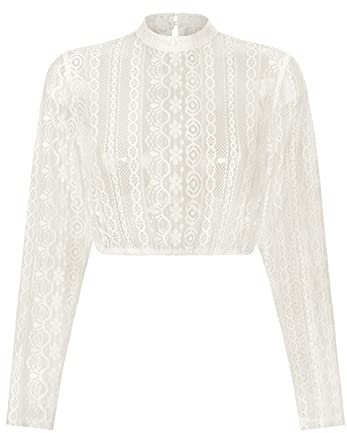 Stockerpoint Damen Zita Dirndlbluse, Creme, 48