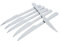 BESCH 6 Cuchillos de Carne Acero Inoxidable 21 x 2 cm