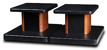 Ddasam Supporti da terra Speaker Stand(15cm),supporto casse in Legno Supporti da Pavimento Speaker Stand Speaker Surround Professionale Stabile Stand Diffusori for Scaffale