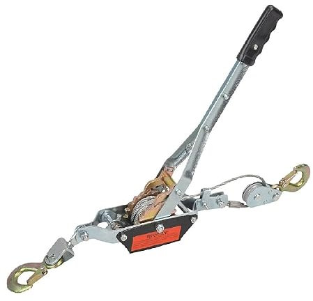 Manual Hand Winch 4400 lbs 2T Boat Trailer Caravan Strap Marine Puller Winch HQ