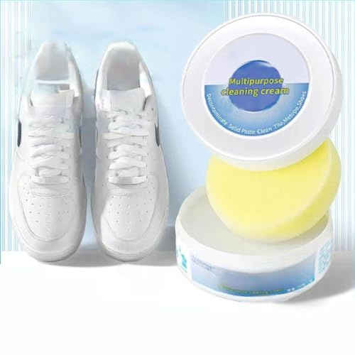 Schuhe Reinigungscreme, 2025 Neu Multifunktionale Sneaker Intensiv-Reiniger Fleckentfernungscreme,Profi-Reinigung für Sneaker und Schuhe,Multifunktionale Schuhe Reinigungs für alle Oberflächen (1)