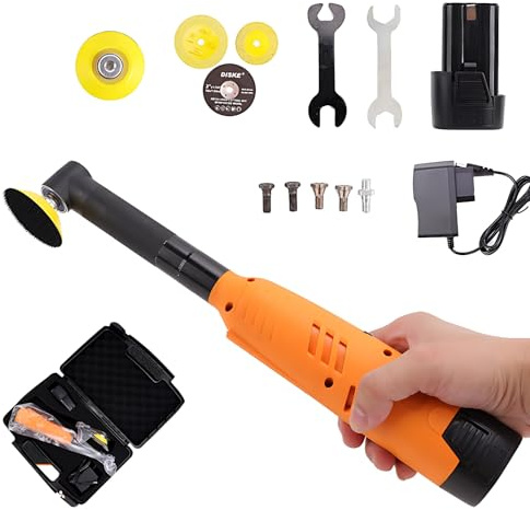 HPMCVE Máquina Eléctrica para Juntas de Azulejos Cerámicos, Limpiadora de Juntas de Azulejos Manual con Velocidad Ajustable de 200-18000 r/min, Limpiadora y Abridora de Juntas de Piso