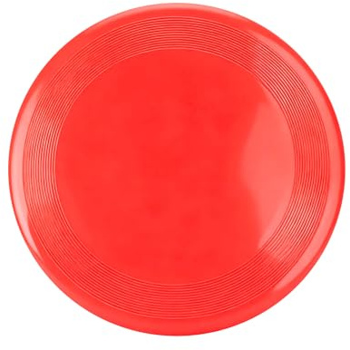 leruiyezs Frisbee,Rosso,in Gomma Naturale,Disco da Lancio,Resistente per Riporto,Addestramento,Attività all Aperto per Cani Piccoli e Medi,Uso Esterno,Sicuro,Durevole,Flyer,Giochi per Cani