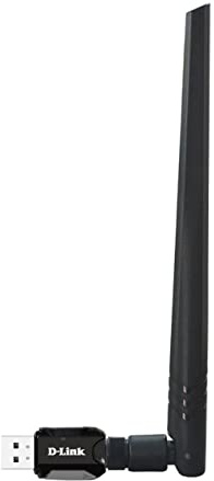 D-Link DWA-137 Adaptador USB WiFi, Doble Antena, Externa de Alta Ganancia 5 dBi Desmontable e Interna de 2 dBi, N300, Windows, MacOS y Linux.