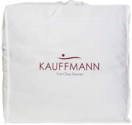 Kauffmann 100 % ren dunfilt Ungern Medio Comfort 550 Täcke ** Dubbelsäng säng 200 x 200 cm