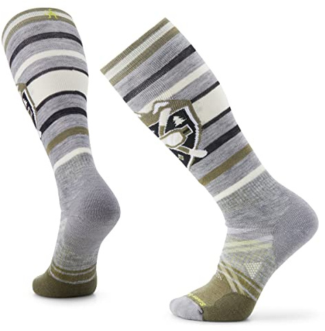 Smartwool Men's Ski Full Cushion Alpine Edge Light Gray L