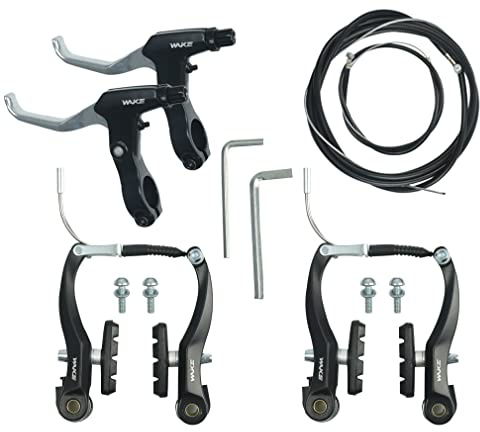 CYSKY Juego Completo Universal de Frenos de Bicicleta, Freno Delantero y Trasero MTB, Cables de Freno Interno y Externo y Kit de Palanca de Freno