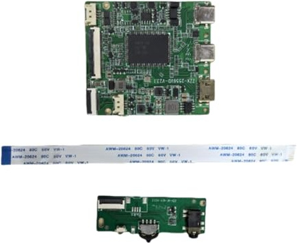 Steowsey 2 placas controladoras tipo C compatibles con pantalla LCD EDP de 11.6, 13.3, 14, 15.6, 17.3 pulgadas, 1920 x 1080, 30 pines y 40 pines