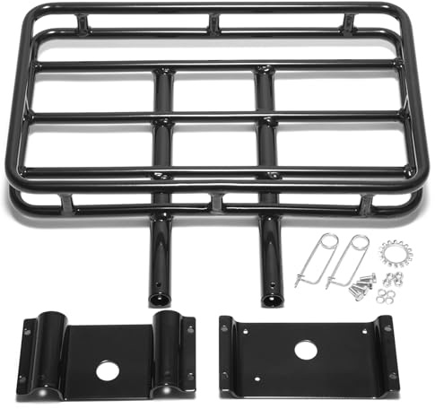 TARAZON Universal Tow Bar Luggage Rack and Storage Stand Suitable for Harley Touring Dyna Softial Sportster GL 1500 1800 Goldwing Indian Chieftain Roadmaster Cross Roads V92C
