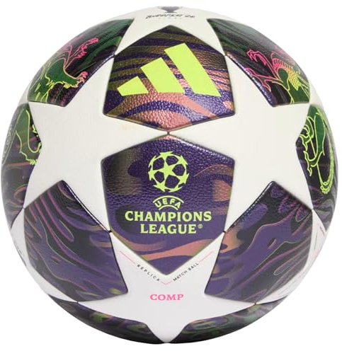 adidas UEFA Ligue des Champions Balle de compétition Finale réplique JX9096, Ballons de Football Unisexes, Violet, Taille 4