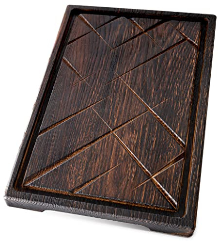 Wooden Steak Board 16 x 12 - Steak Serving Board - Solid Oak Cutting Board - Steak Chopping Board - Steak Platter - Natural Carving Board (Extra Large)