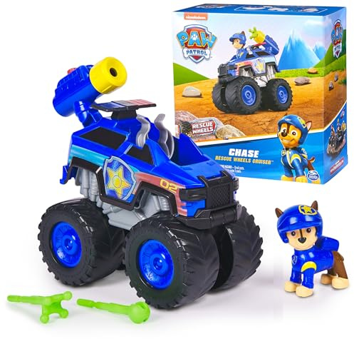 Paw Patrol Rescue Wheels Chase's Cruiser Monster Truck & Action Figure