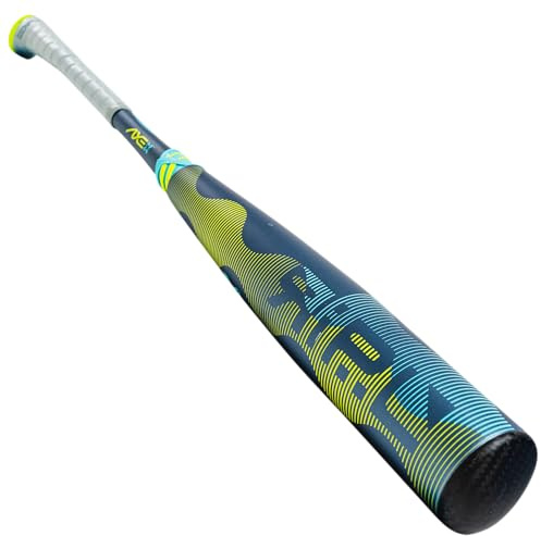 Axe | RIPL | USA Baseball Bat | Drop -10/-8/-5 | 3-Piece Hybrid | 2 5/8 Barrel | Blue/Yellow (Axe Handle, 30 (-10))