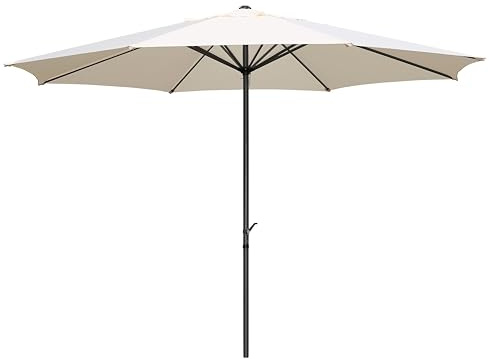 Gardissimo Sonnenschirm New Sunny 400 cm Natur Rund