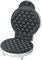 Trebs 99361 Bubble - Piastra per waffle con manico Cool-Touch, 800 Watt, rivestimento antiaderente, colore: argento