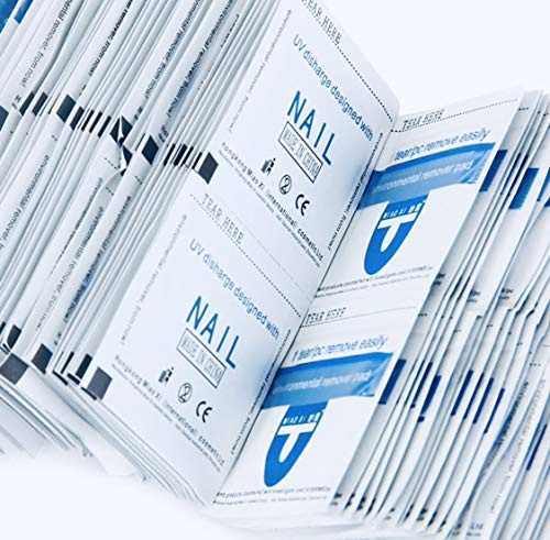 Acetone Gel Polish Remover Foiled Wraps Nail Art Cleaner Manicure Acrylic Softener Soak Off Pads (30 Pouches)