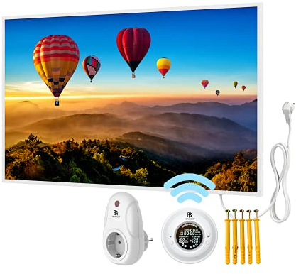 BR Bringer Quadro Riscaldamento a infrarossi con cornice 800 Watt – Riscaldamento con stampa UV – 100 x 60 x 1,8 cm – Chiang Mai, Thailandia