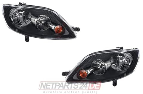 Johns, Juego de faros delanteros para Volkswagen Golf V Plus (5M1,521) 05 H7/H7 izquierda, derecha