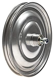 Stahlbech 16 Zoll Scheibenrad Anhänger Handwagen Laufrad Lasten Cargo Felge Grau Eisen Unvollendet Rad