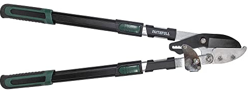 Faithfull FAICOULOPANT Countryman Anvil Telescopic Lopper - Ratchet Action, SK5 Steel