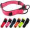 Beshine Adjustable Dog Collar, Reflective Nylon Neoprene with Separate ID Ring and Double D Ring, Durable and Comfortable Puppy Collar for Medium Dogs(M, Pink)