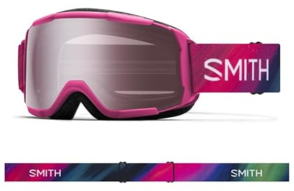 Smith Grom Snow Sport Unisex Brille für Jugendliche – Rahmen Lectric Flamingo Supernova | Ignitor verspiegelte Linse