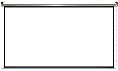 Projector HD Anti-light Manual Roll-Up Screen, Home Office Lifting Portable Simple Wall-Mounted HD Projection Screen for | School | Theatre | Cinema | Outdoor and Indoor use | 60 72(16:9,60)