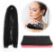 QOPAHI Knotted African Net Sponge, Stretchable African Exfoliating Net with Knots, African Wash Cloth Body Shower Scrubber Nylon Back Scrubber Bath Sponge, Stretch Length to 170cm(Black+Pink)