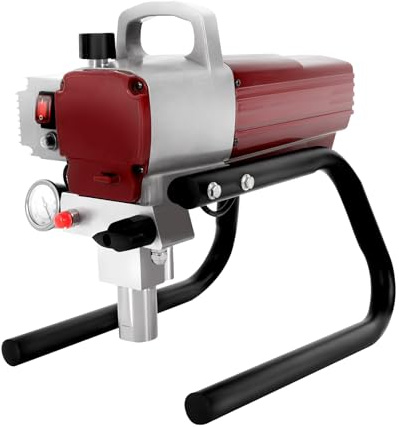 Airless Pulvérisateur de peinture 1800 W Système de pulvérisation de peinture murale Débit maximum 1,8 l/min pour liquides tels que la peinture, la peinture inoxydable, la peinture au latex