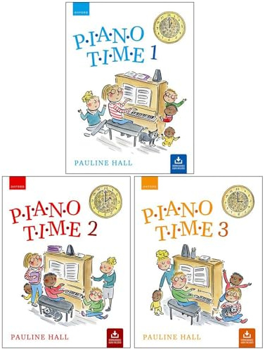 Piano Time Series 1-3 Books Collection Set By Pauline Hall