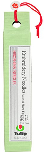 Sewline Tulip Embroidery Needles, Assorted Thick, 8-Pack