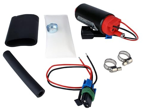 Aeromotive 11540 340 Series Stealth Intank Fuel Pump, High Horsepower, 12V Electric, EFI and Carbureted Engines, Gas or E85 Fuel Type, Center Inlet