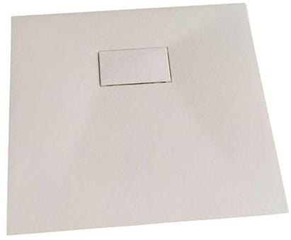 Sanotechnik SMC Brausetasse 80cm x 80cm Weiß Steinoptik - Duschwanne Duschtasse Brausewanne Brausetasse Duschbecken Dusche Wanne Bad Badezimmer