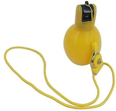 Sifflets à Main Sifflet de Sport de Plein Air Sifflet de Poche Léger Sifflet Manuel D'entraînement pour Le Football Survie Trekking Accessoires de Cam, Jaune
