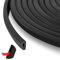 Kantenschutz für Bleche, 3mm x 6m U-Form Kantenschutz Gummi, EPDM Kantenschutzprofil Selbstklebend, Gummidichtung Selbstklebend Schwarz für Blech, Autotüren, Luke, Tischecken